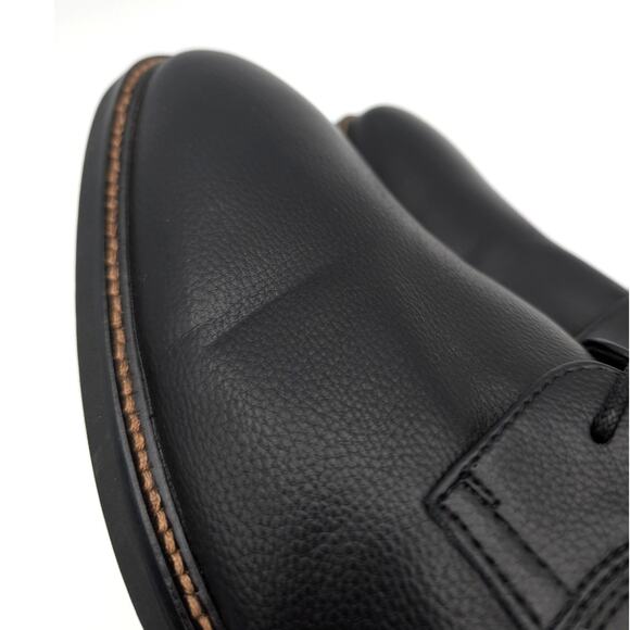 Abound Adrian Plain Toe Derby Dress Shoes Lace-Up Men's Black Size US12M EU45 - Picture 8 of 12